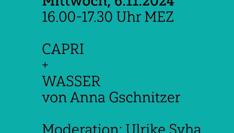 LESERAUM mit Anna Gschnitzer