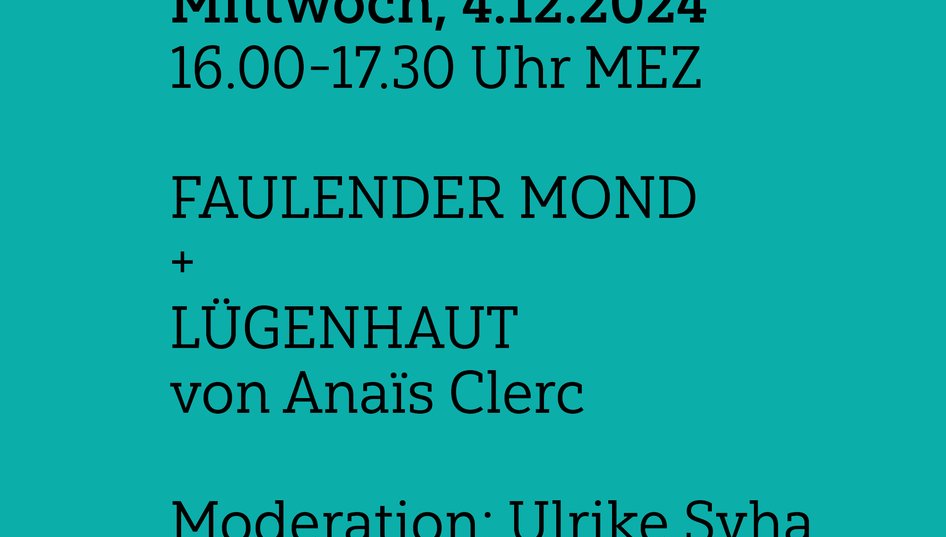 LESERAUM mit Anaïs Clerc