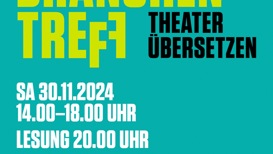 3. Branchentreff Theater Übersetzen: jetzt anmelden!