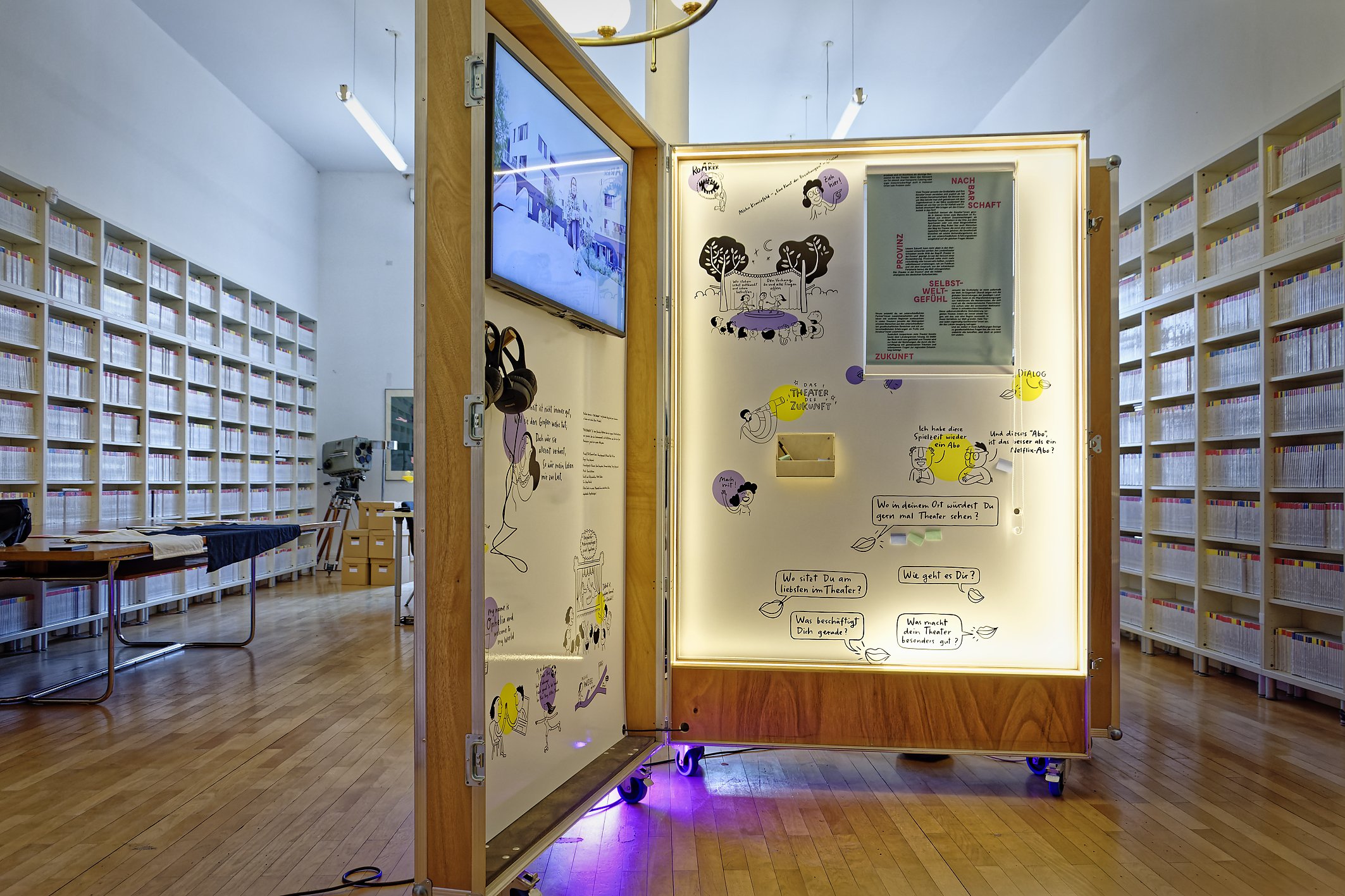 Wanderausstellung zum Theaterpreis des Bundes
