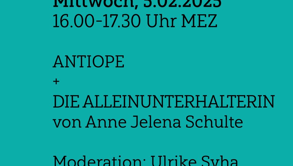 LESERAUM mit Anne Jelena Schulte